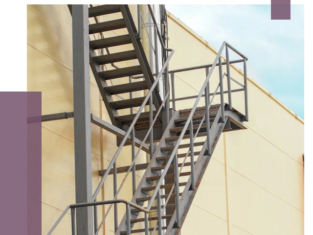 Пожарные лестницы в Борисоглебске от 12485 руб. — монтаж и продажа | ПРОЛЁТ-Брс