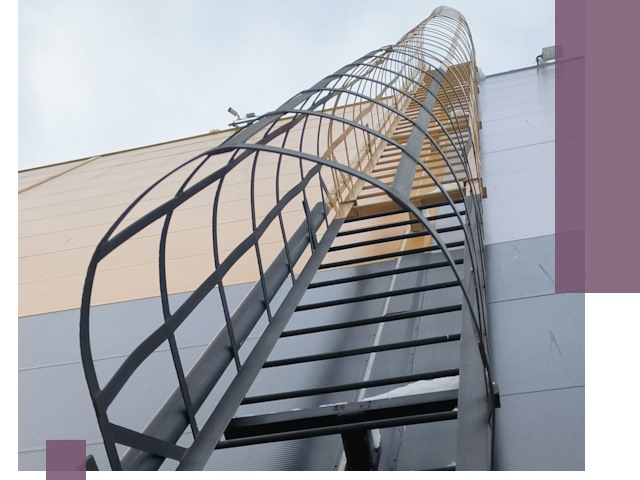 Изготовление и монтаж пожарных лестниц в Борисоглебске профессионально