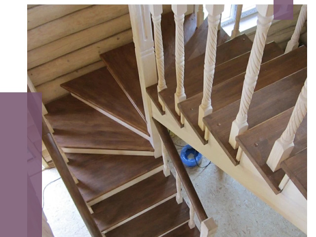 Реставрация деревянных лестниц в Борисоглебске от 4370 руб.