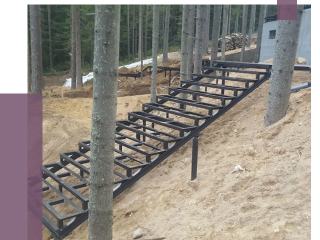 Монтаж металлических лестниц в Борисоглебске от 13785 руб. 