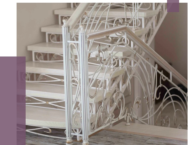 Изготовление кованых лестниц на заказ в Борисоглебске от 88434 руб. | ПРОЛЁТ-Брс
