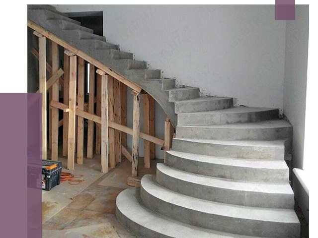 Изготовление бетонных лестниц под ключ в Борисоглебске от 20288 руб. | ПРОЛЁТ-Брс