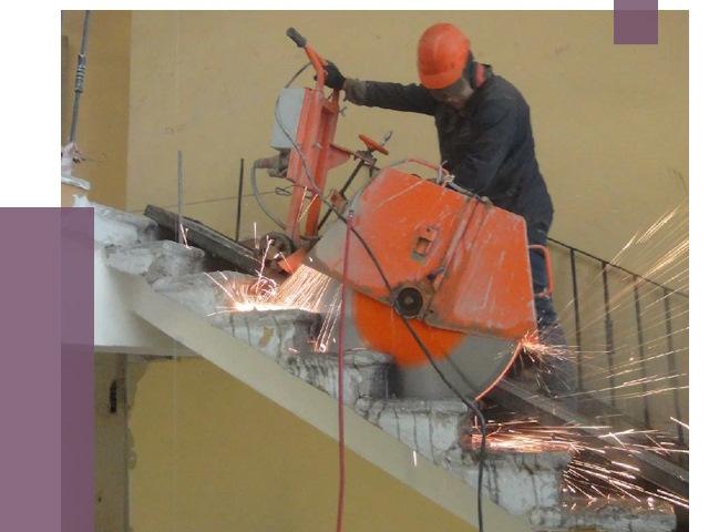 Демонтаж бетонных лестниц в Борисоглебске от 4682 руб. за м2 | ПРОЛЁТ-Брс