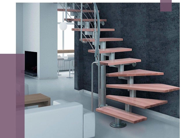 Модульные лестницы в Борисоглебске от 17167 руб. — купить в ПРОЛЁТ-Брс