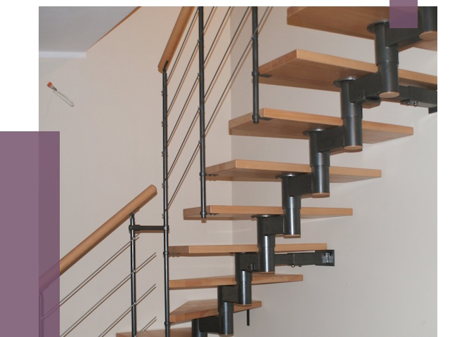 Изготовление модульных лестниц в Борисоглебске от 11705 руб. 