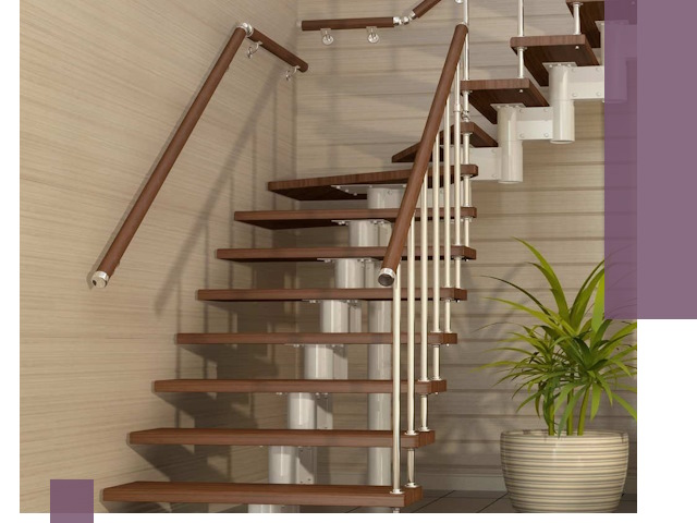 Изготовление модульных лестниц под ключ в Борисоглебске