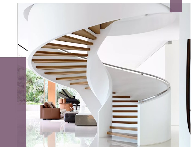 Винтовые лестницы в Борисоглебске под ключ от 49419 руб. | ПРОЛЁТ-Брс