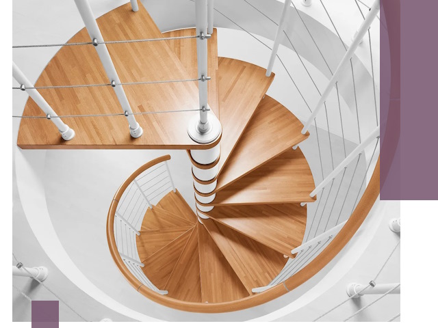 Изготовление винтовых лестниц под ключ в Борисоглебске