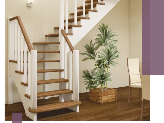 Г-образные лестницы под ключ в Борисоглебске — изготовление и монтаж