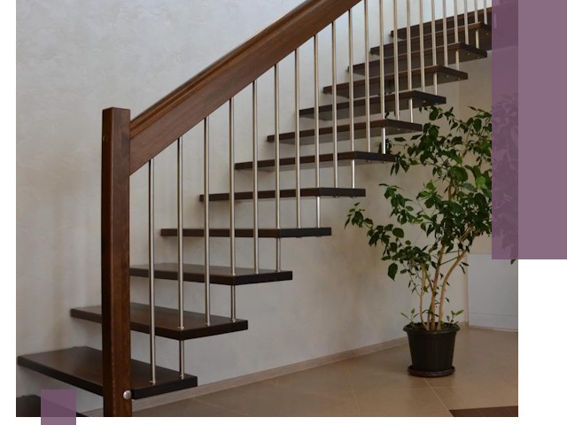 Лестницы на больцах под ключ в Борисоглебске – изготовление и монтаж