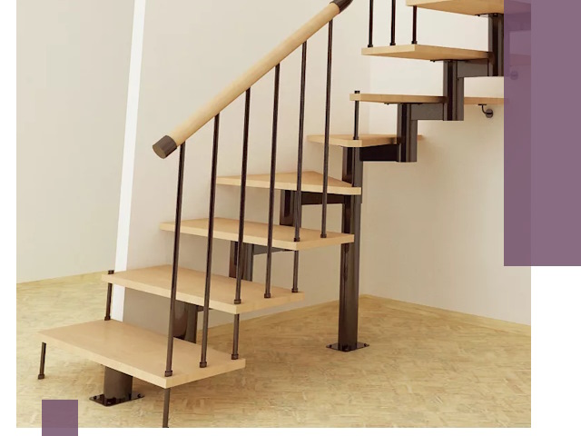 Монтаж лестниц на больцах в Борисоглебске — быстро и надежно