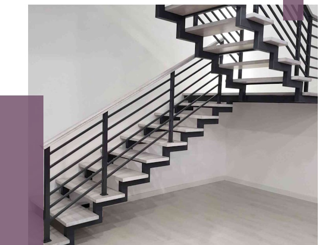 Лестницы на металлокаркасе под ключ в Борисоглебске от 13005 руб. | ПРОЛЁТ-Брс