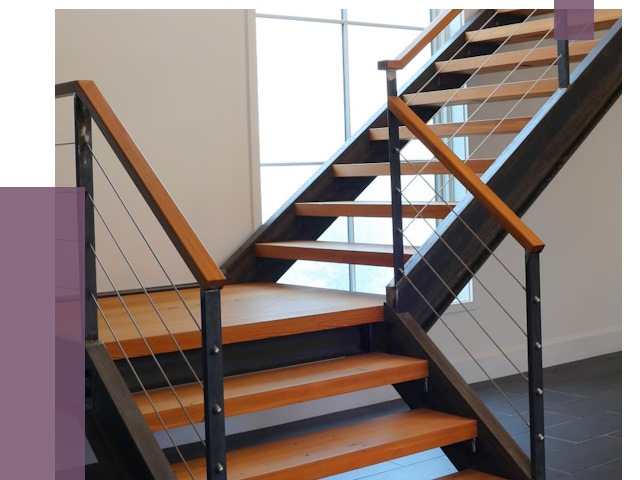 Изготовление лестниц на металлокаркасе в Борисоглебске от 19247 руб. | ПРОЛЁТ-Брс