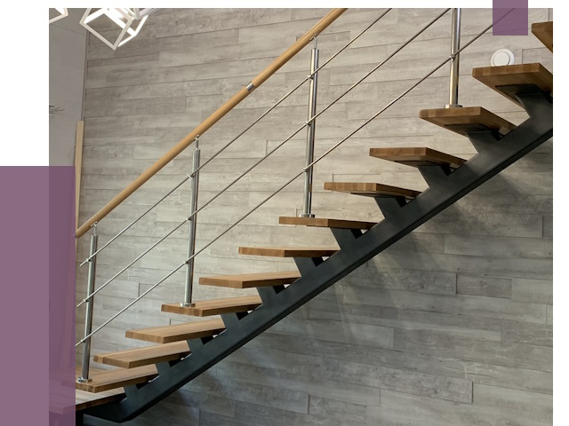 Изготовление лестниц на монокосоуре в Борисоглебске от 77510 руб. 