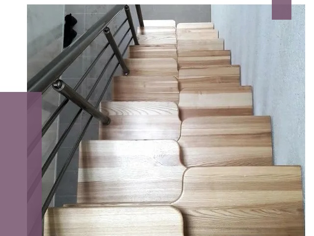 Лестницы гусиный шаг в Борисоглебске от 13265 руб. под ключ | ПРОЛЁТ-Брс