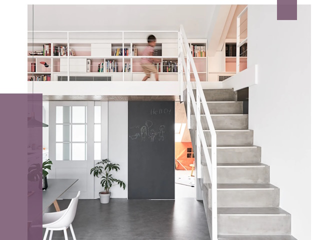 Лестницы для двухуровневой квартиры в Борисоглебске от 179469 руб. | ПРОЛЁТ-Брс