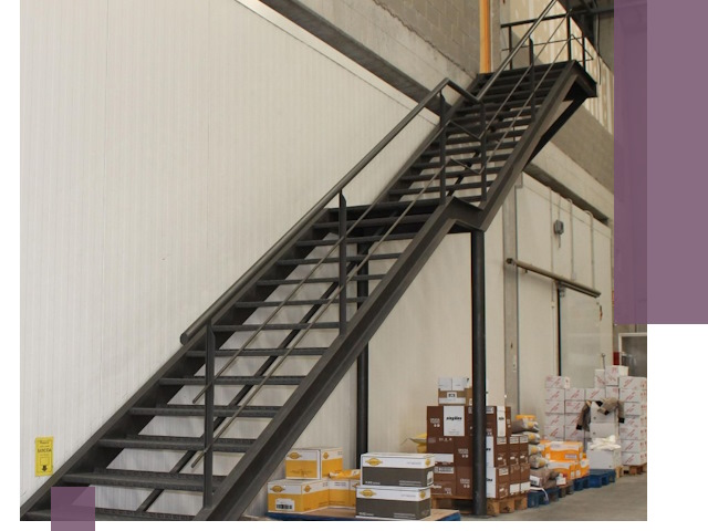 Лестницы для производства в Борисоглебске — изготовление и монтаж