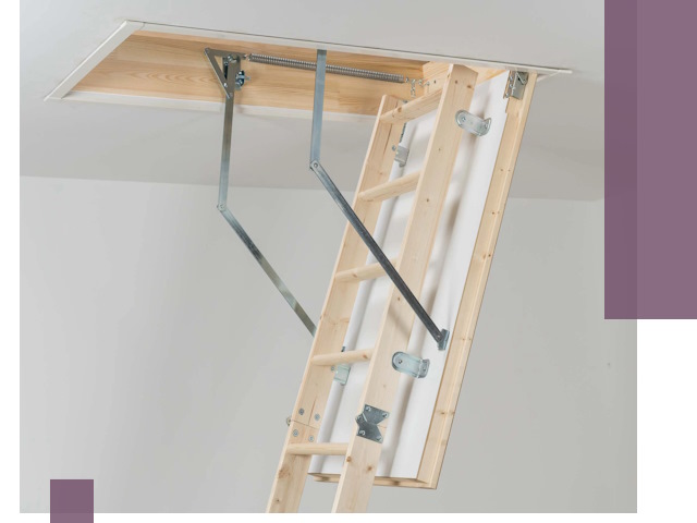 Установка чердачной лестницы под ключ в Борисоглебске