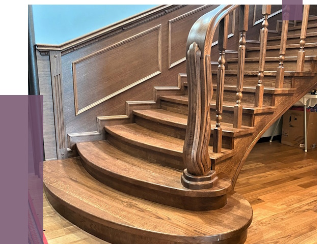 Дубовые лестницы под ключ в Борисоглебске от 179469 руб. — ПРОЛЁТ-Брс