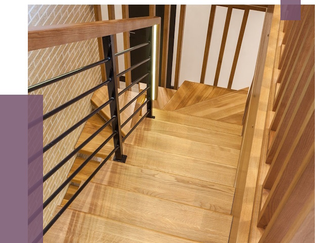 Лестницы из ясеня в Борисоглебске под ключ от 10196 руб. 