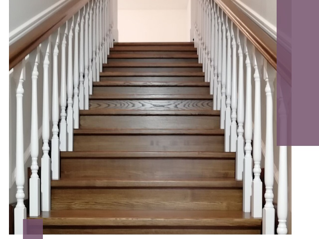 Лестницы из ясеня на заказ в Борисоглебске — изготовление и монтаж