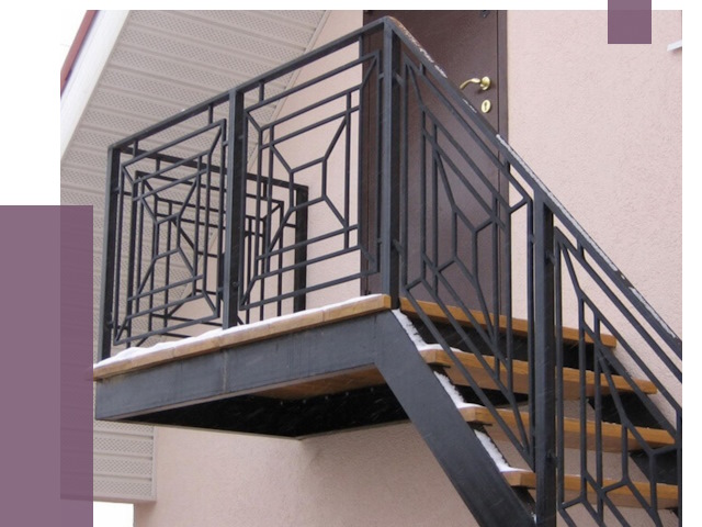 Металлические перила в Борисоглебске от 4370 руб.  | ПРОЛЁТ-Брс