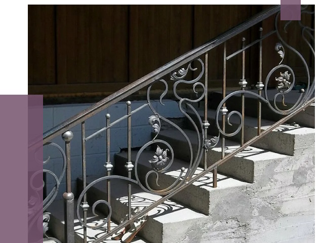 Кованые перила в Борисоглебске от 8843 руб. под ключ — качество от ПРОЛЁТ-Брс