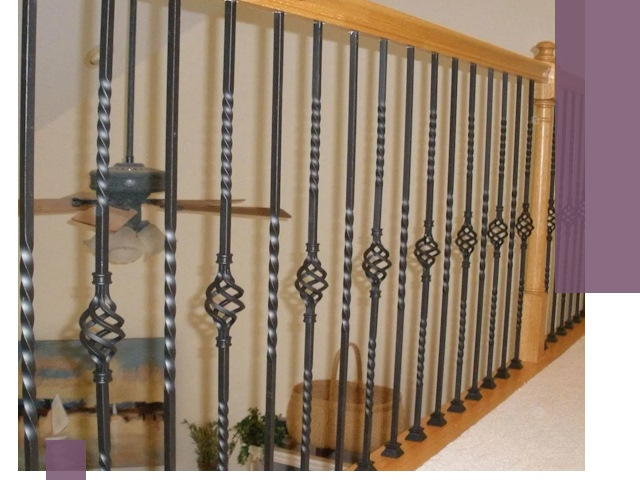 Изготовление и монтаж кованных перил в Борисоглебске под ключ