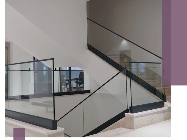 Стеклянные перила премиум-класса с установкой в Борисоглебске