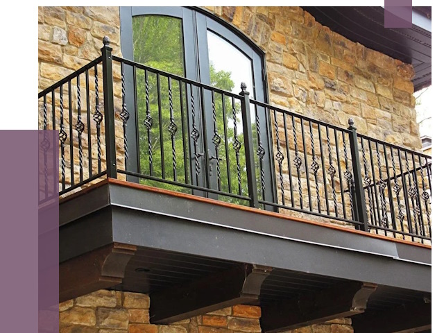 Балконные ограждения в Борисоглебске от 8167 руб. — купить | ПРОЛЁТ-Брс