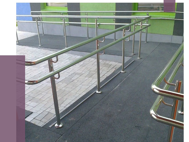 Ограждения пандусов в Борисоглебске от 4422 руб. монтаж | ПРОЛЁТ-Брс