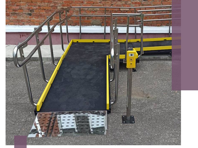 Изготовление наклонных пандусов для инвалидов в Борисоглебске