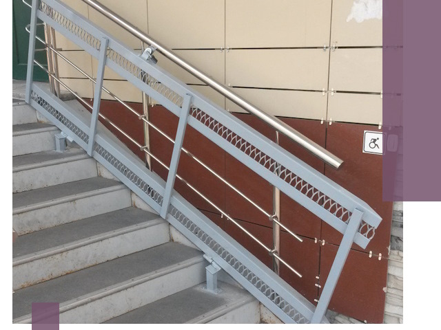 Изготовление откидных пандусов под ключ в Борисоглебске