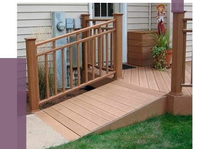 Пандус на крыльцо в Борисоглебске под ключ от 7907 руб. 