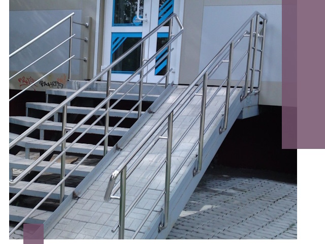 Пандус на крыльцо под ключ в Борисоглебске: монтаж и изготовление