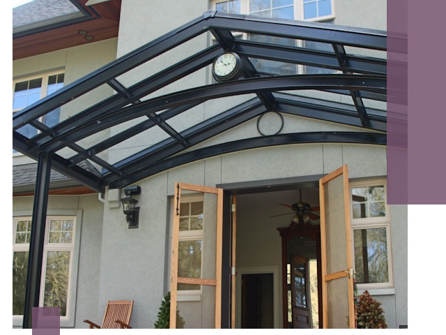 Изготовление и монтаж навесов и козырьков в Борисоглебске