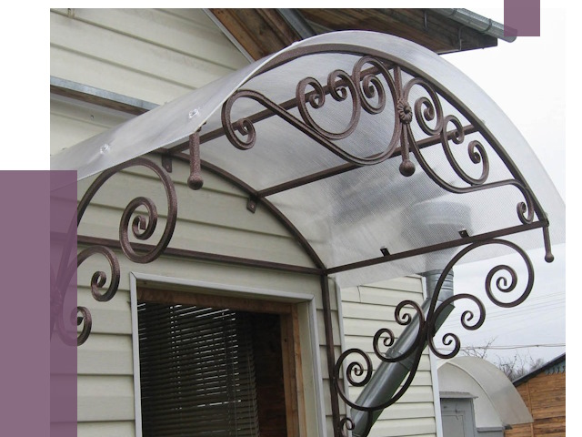 Изготовление козырьков в Борисоглебске от 7491 руб. — заказать | ПРОЛЁТ-Брс