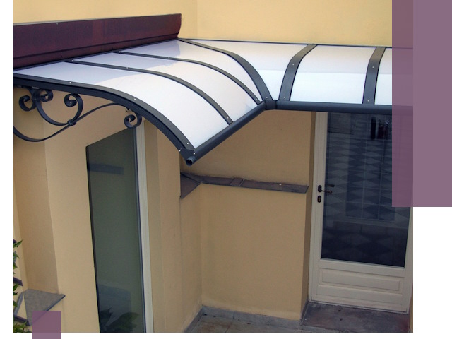 Монтаж козырьков любой сложности в Борисоглебске под ключ