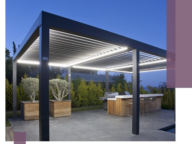 Навесы отдельно стоящие под ключ в Борисоглебске из металла и поликарбоната