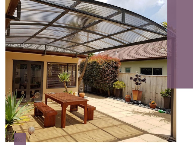 Навесы во двор под ключ в Борисоглебске — изготовление и монтаж