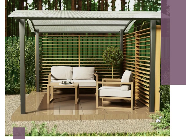 Навесы для дачи в Борисоглебске: изготовление, монтаж и демонтаж