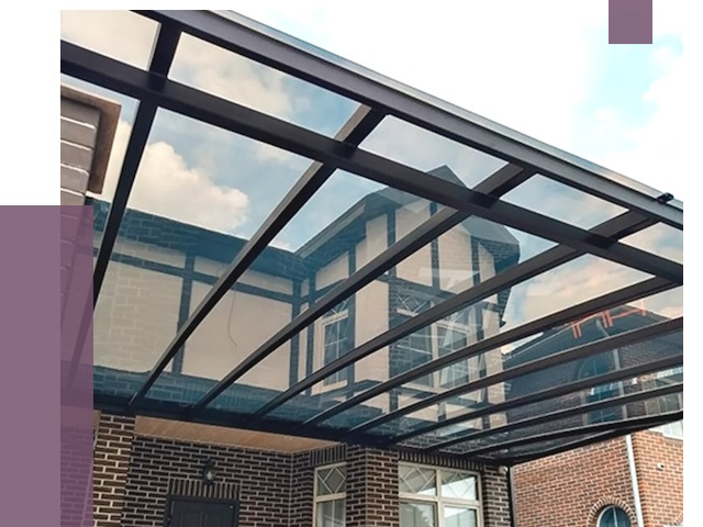 Навесы из поликарбоната в Борисоглебске от 8760 руб. под ключ — ПРОЛЁТ-Брс