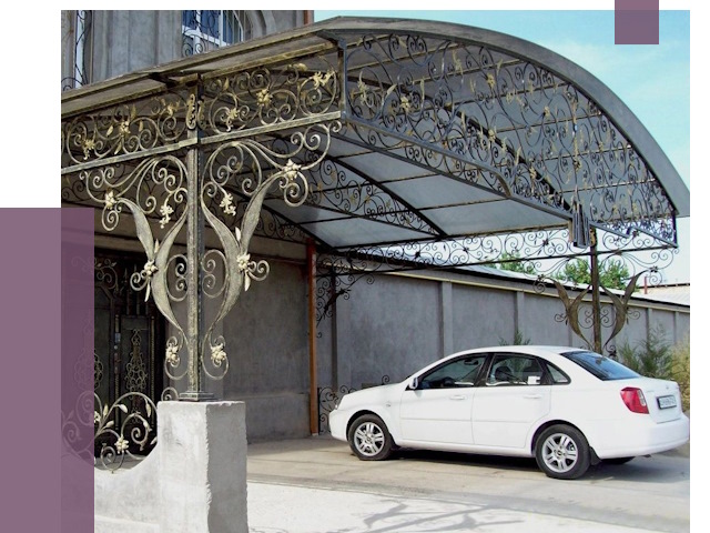 Кованые навесы в Борисоглебске от 14826 руб. | ПРОЛЁТ-Брс