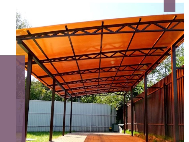 Односкатные навесы под ключ в Борисоглебске от 13369 руб. 