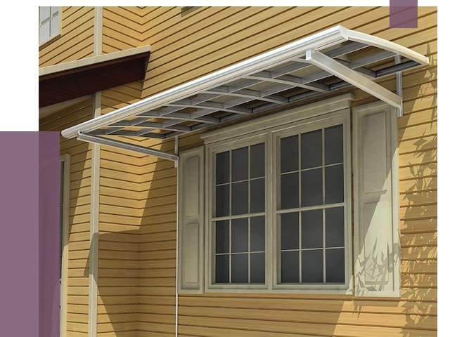 Козырьки над окнами в Борисоглебске от 7751 руб. — монтаж, покупки | ПРОЛЁТ-Брс