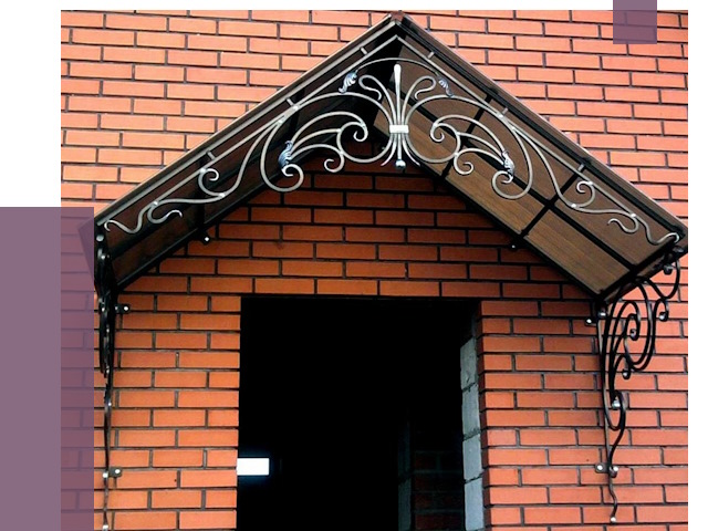 Металлические козырьки в Борисоглебске от 10872 руб. 
