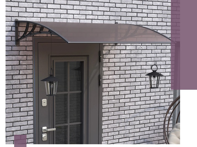 Недорогие козырьки и навесы под ключ в Борисоглебске