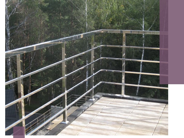 Парапеты из нержавеющей стали в Борисоглебске — изготовление и монтаж