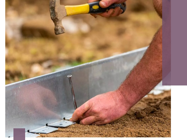 Монтаж металлических бордюров в Борисоглебске быстро и качественно