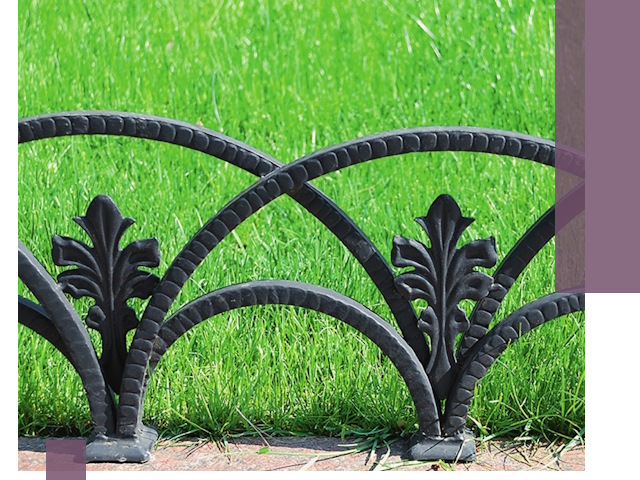 Декоративные металлические бордюры под ключ в Борисоглебске